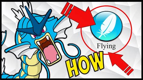 Why is Gyarados a flying type, even though it has no wings, can’t fly.